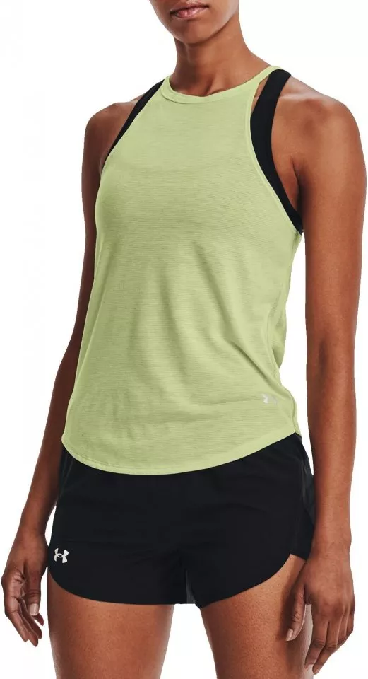 Under Armour UA Streaker Jacquard Tank-GRN Atléta trikó
