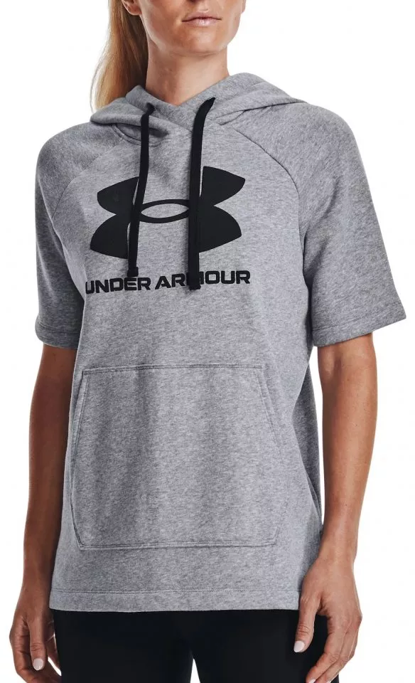 Hooded sweatshirt Under Armour Rival Fleece SS Hoodie-GRY