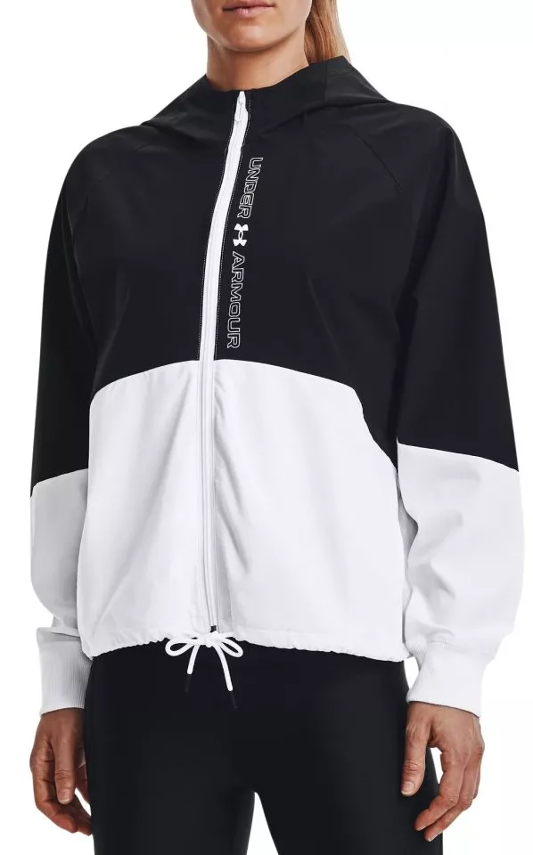 Under Armour Woven FZ Jacket-BLK Kapucnis kabát