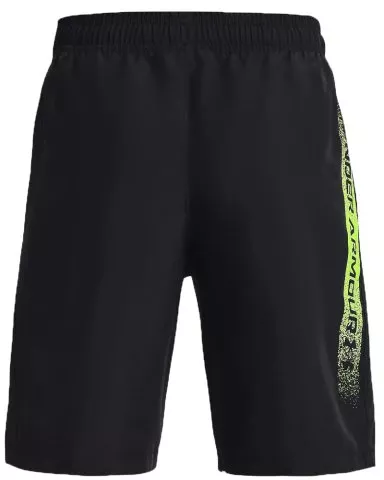 UA Woven Graphic Shorts-BLK