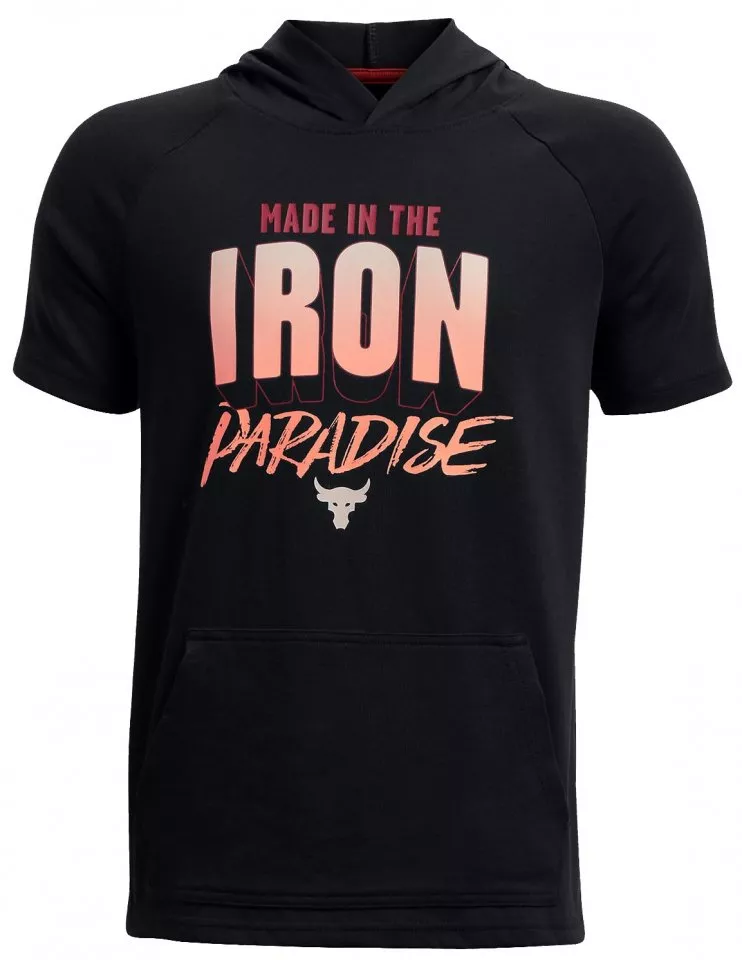 Dětská mikina s kapucí a krátkým rukávem Under Armour Project Rock