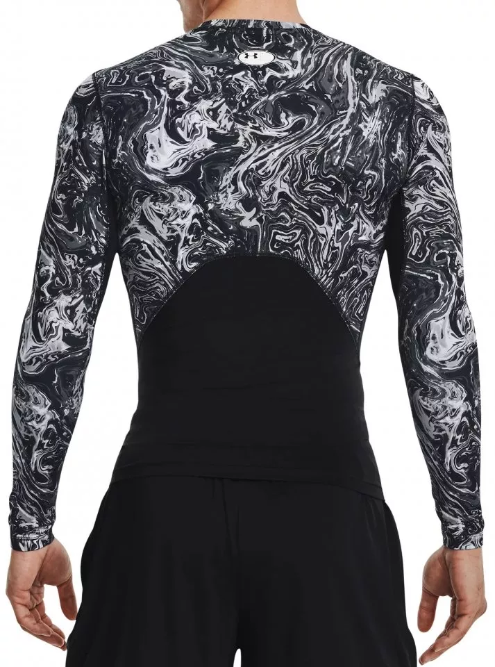 Koszula z długim rękawem Under UA HG Armour Comp Print LS-GRY