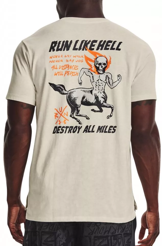 Majica Under Armour UA Destroy All Miles Tee-BRN