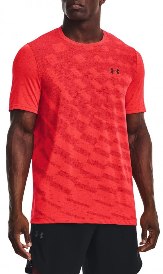 Koszulka Under Armour UA Seamless Radial SS-RED