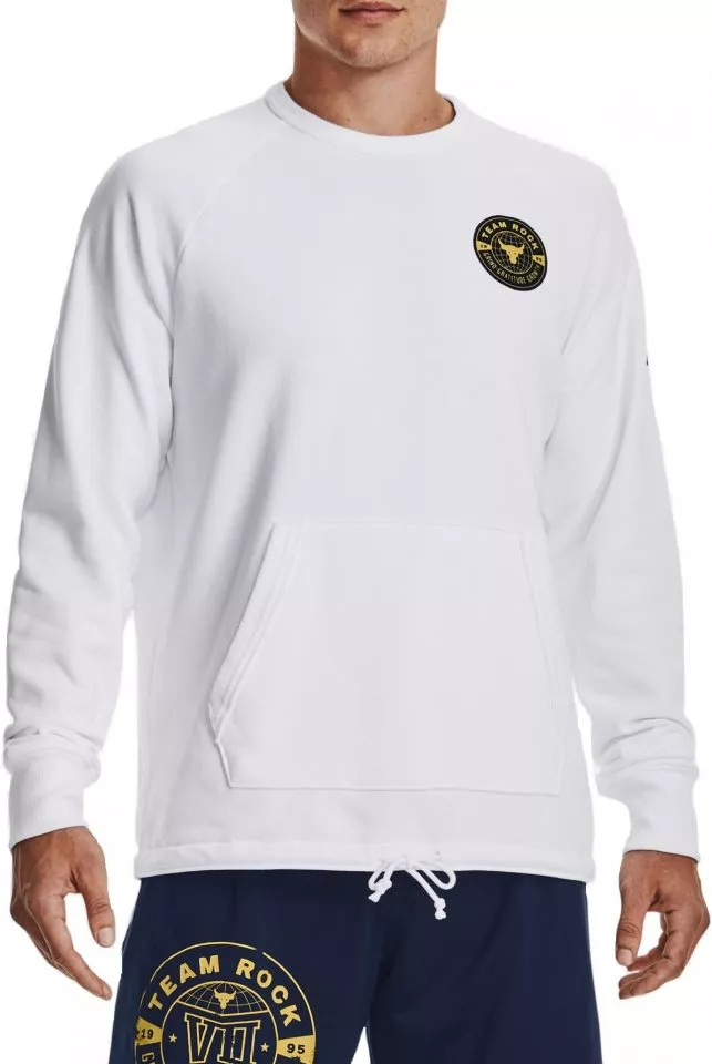 Sweatshirt Under Armour UA Pjt Rk Hvywght Terry Crew-WHT