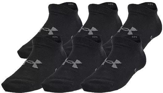 Socks Under Armour UA Yth Essential No Show 6pk-BLK