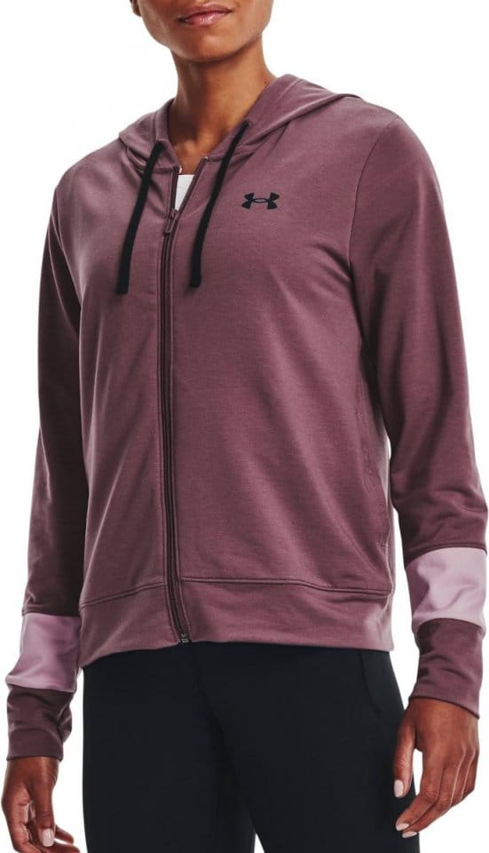 Under Armour Rival Terry CB FZ Hoodie-PPL Kapucnis melegítő felsők