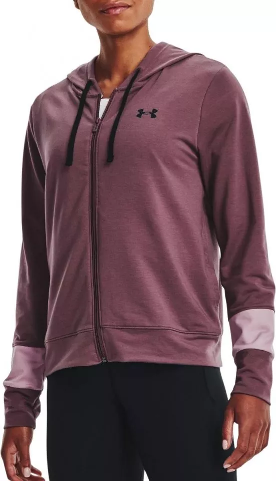 Under Armour Rival Terry CB FZ Hoodie-PPL Kapucnis melegítő felsők