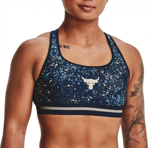 UA Pjt Rock Bra Printed-NVY