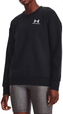 Essential Fleece Crew-BLK