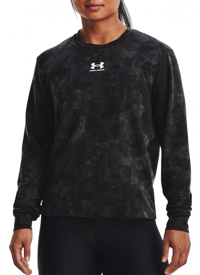 Sweatshirt Under Armour Rival Terry Print Crew-BLK