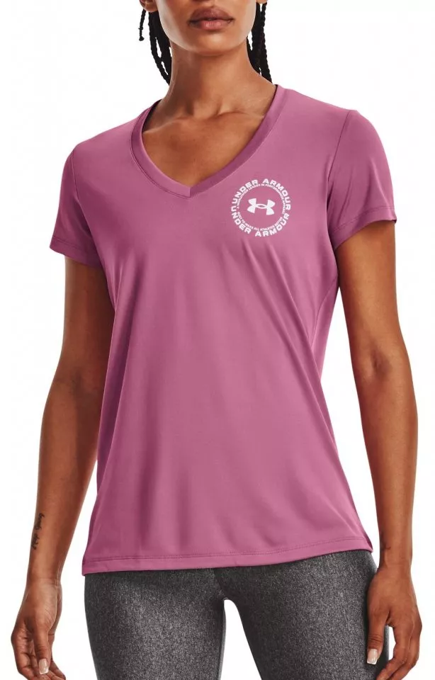 Dámské tričko s krátkým rukávem Under Armour Tech Solid LC Crest SSV
