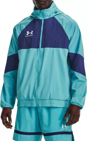 UA PIQUE TRACK JACKET-BLU