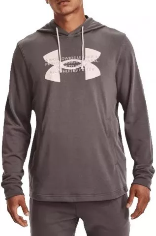 UA Rival Terry Logo Hoodie-BRN