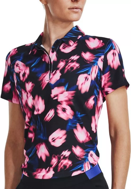 T-Shirt Under Armour UA Zinger Blur Polo-BLK