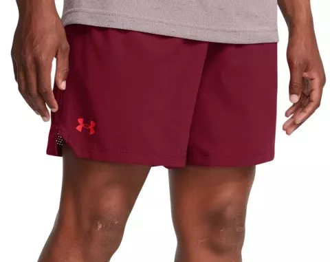 UA Vanish Woven 6in Shorts-RED