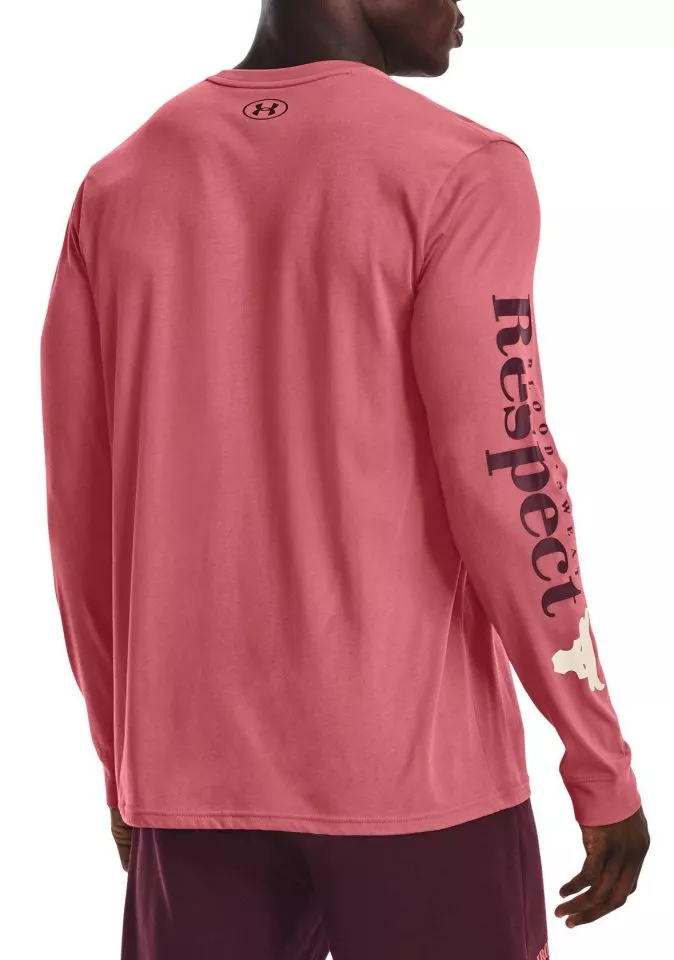 T-Shirt de manga comprida Under Armour UA PJT ROCK RESPECT LS-PNK