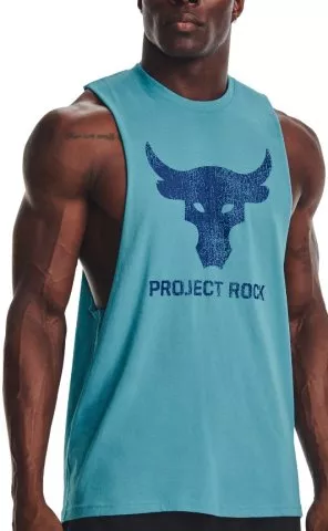 UA PJT ROCK BRAHMA BULL TANK-BLU