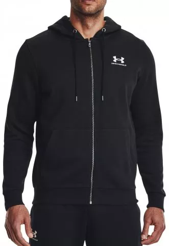 UA Essential Fleece FZ Hood-BLK