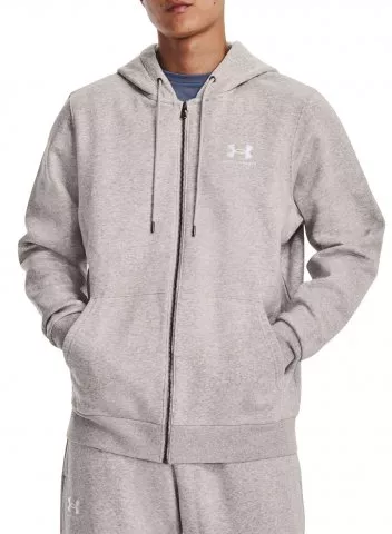 UA Essential Fleece FZ Hood-GRY