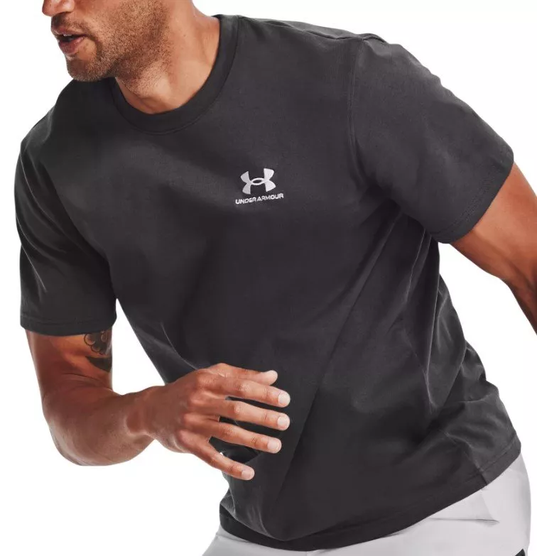 Majica Under Armour UA LOGO EMB HEAVYWEIGHT SS-GRY