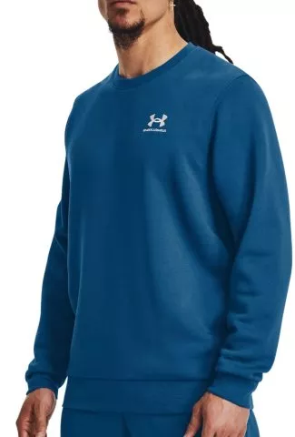 UA Essential Fleece Crew-BLU