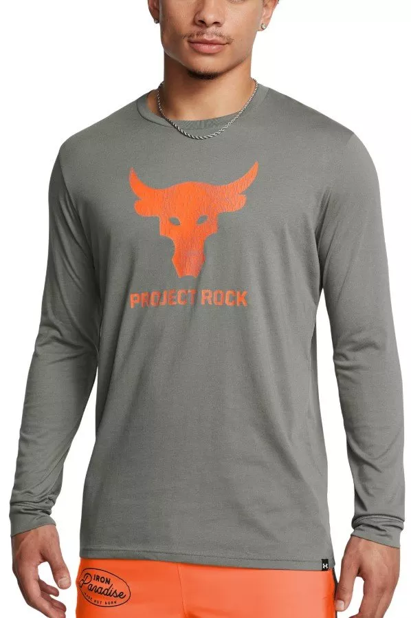 Långärmad T-shirt Under Armour UA PJT ROCK BRAHMA BULL LS-GRN