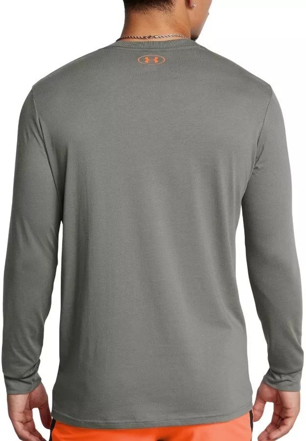 Långärmad T-shirt Under Armour UA PJT ROCK BRAHMA BULL LS-GRN