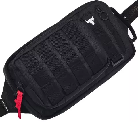 UA Project Rock Waist Bag-BLK