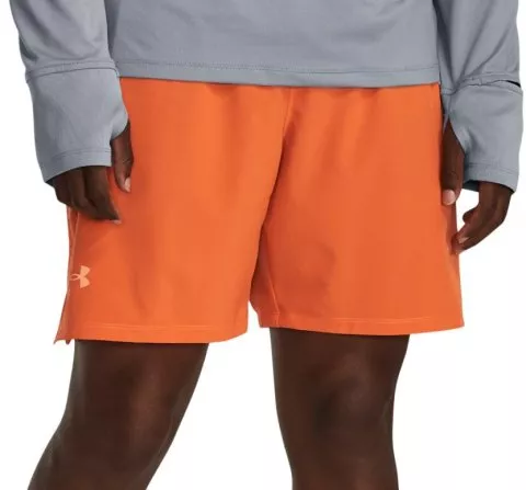 Mens sports shorts Under Armour SPEEDPOCKET 7'' SHORT orange