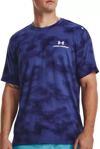 UA Rush Energy Print SS-BLU