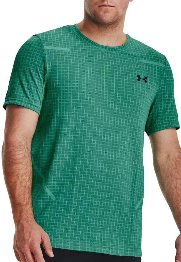 T-Shirt Under Armour UA Seamless Grid SS-GRN