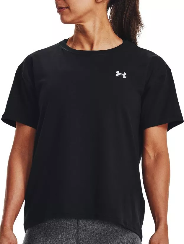 Tee-shirt Under Armour UA Esential Cttn Stretch Tee-BLK