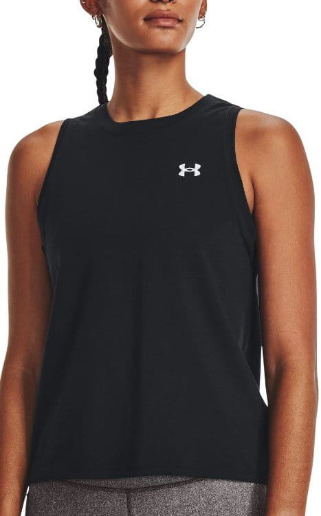 Αμάνικο Under Armour UA Essential Cttn Strch Tank-BLK