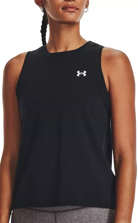 Αμάνικο Under Armour UA Essential Cttn Strch Tank-BLK