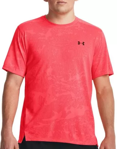 UA Tech Vent Jacquard SS-RED