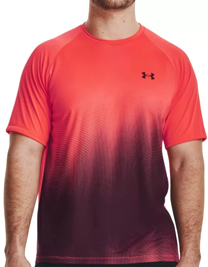 T-Shirt Under Armour UA Tech Fade SS-RED