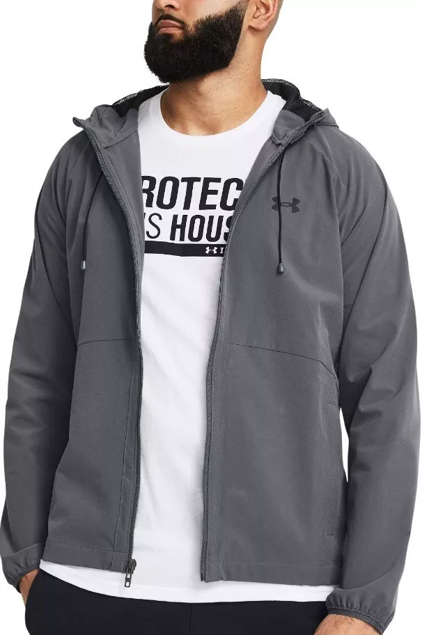 Pánská běžecká bunda Under Armour Stretch Woven Windbreaker Sonar