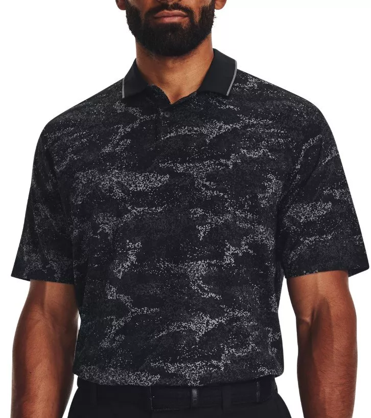 Under Armour UA Iso-Chill Edge Polo-BLK Rövid ujjú póló