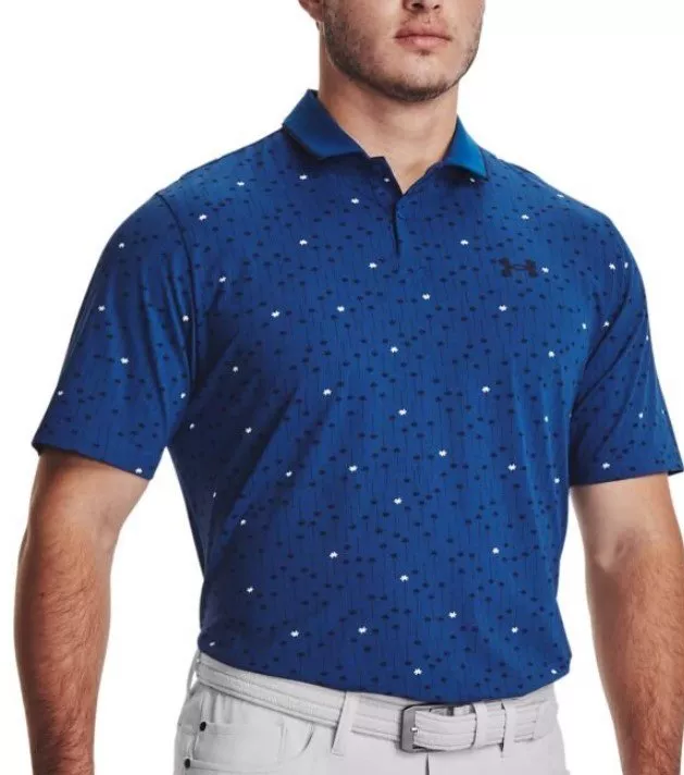 Under Armour UA Iso-Chill Edge Polo-BLU Rövid ujjú póló