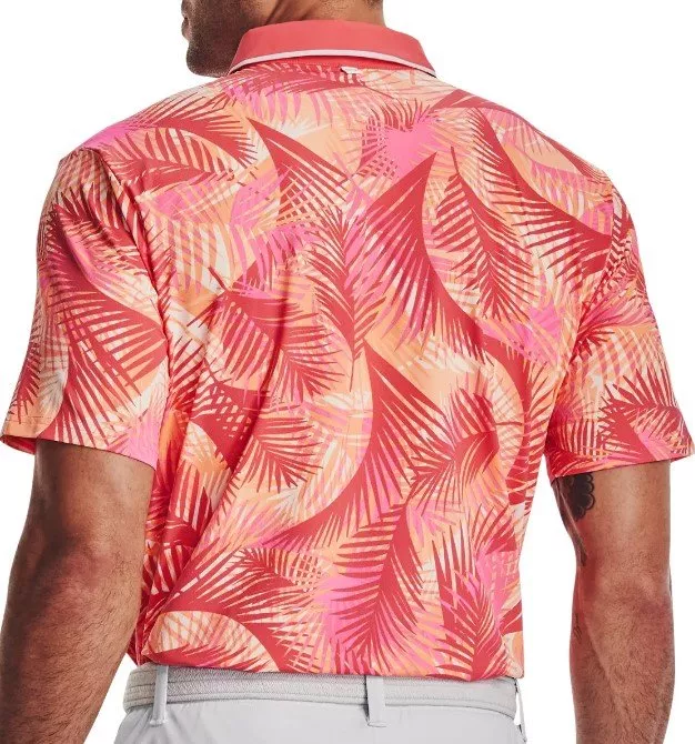 Under Armour UA Iso-Chill Grphc Palm Polo-PNK Rövid ujjú póló