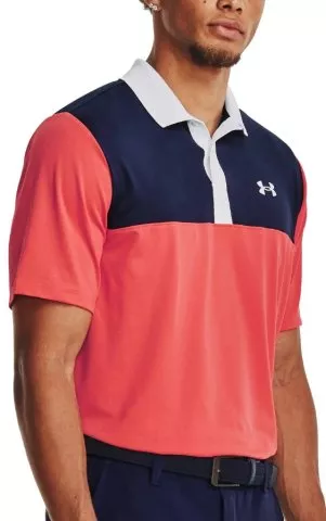 UA Perf 3.0 Color Block Polo-RED