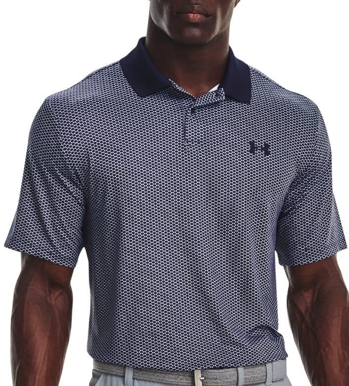 Under Armour UA Perf 3.0 Printed Polo-NVY Rövid ujjú póló