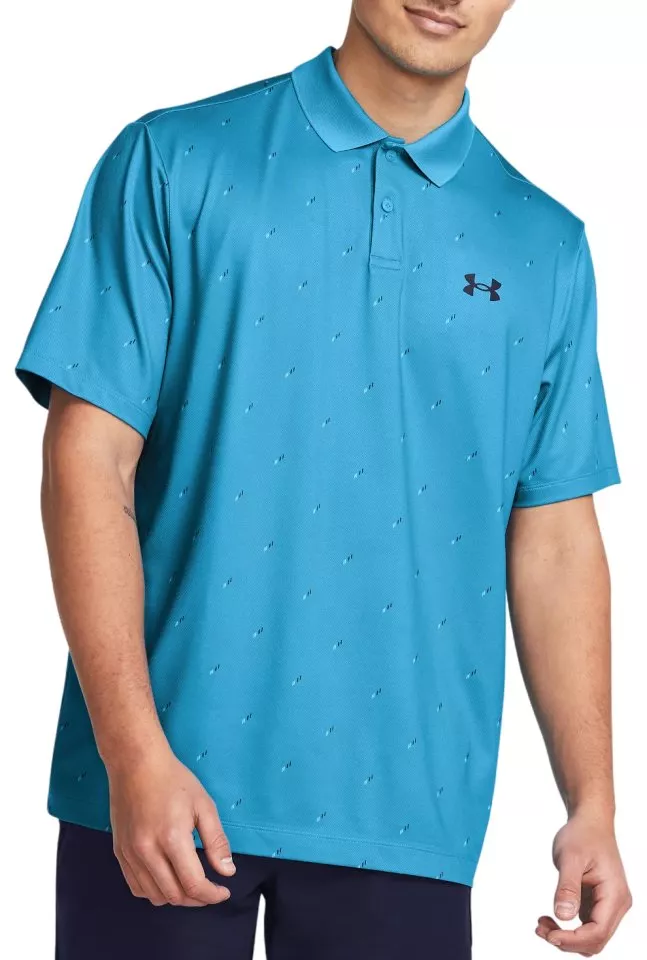 Under Armour Perf 3.0 Printed Polo Rövid ujjú póló