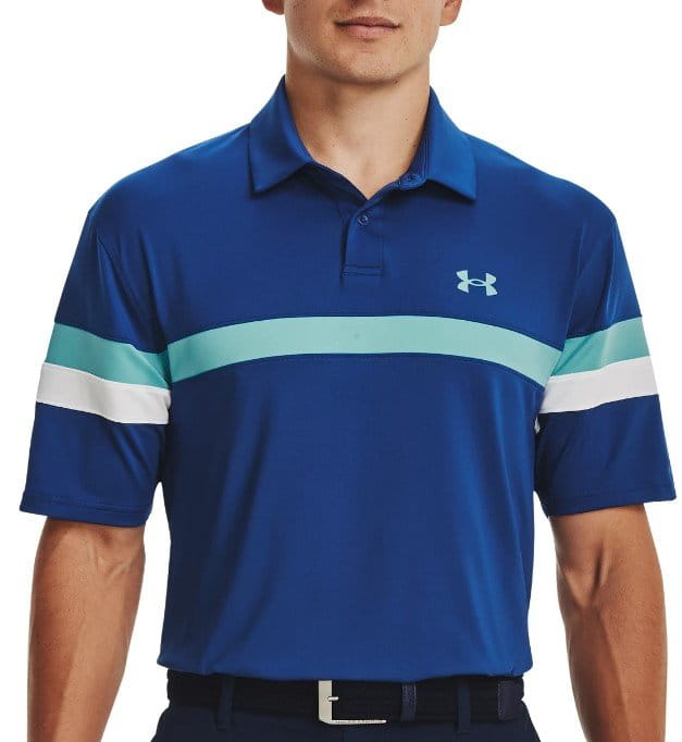 Under Armour UA T2G Color Block Polo-BLU Rövid ujjú póló