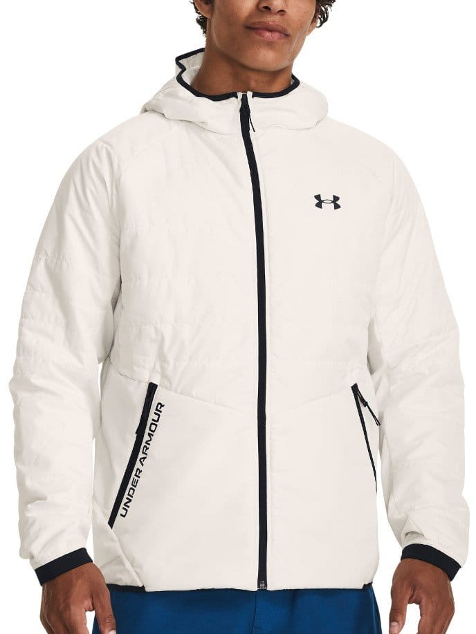 Under Armour UA STRM SESSION HBD JKT-WHT Kapucnis kabát