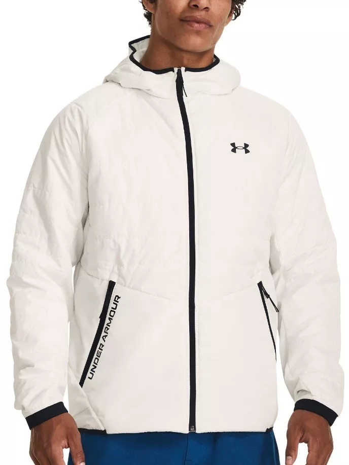Under Armour UA STRM SESSION HBD JKT-WHT Kapucnis kabát