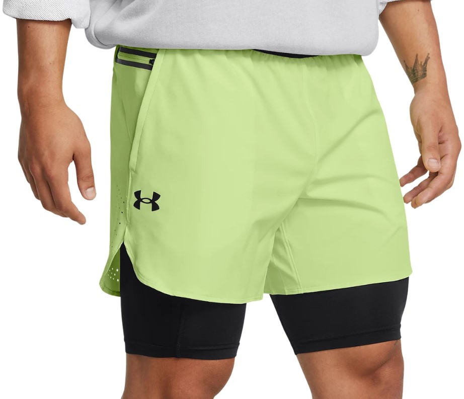 Šortky Under Armour UA Vanish Elite 2in1 Short-GRN