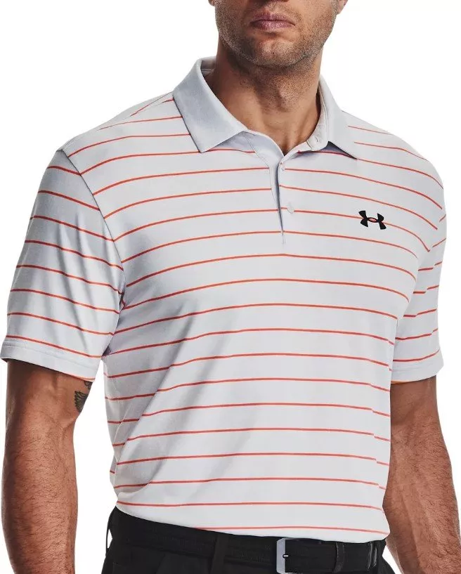 Under Armour UA Playoff 3.0 Stripe Polo-GRY Rövid ujjú póló