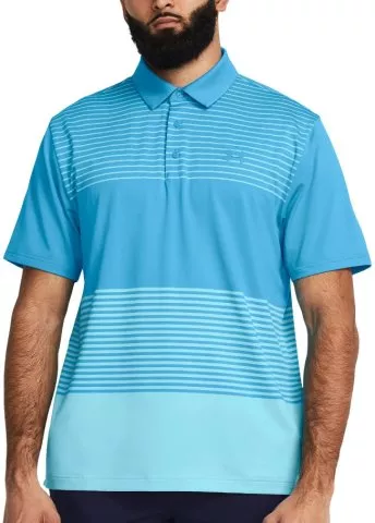 UA Playoff 3.0 Stripe Polo-BLU